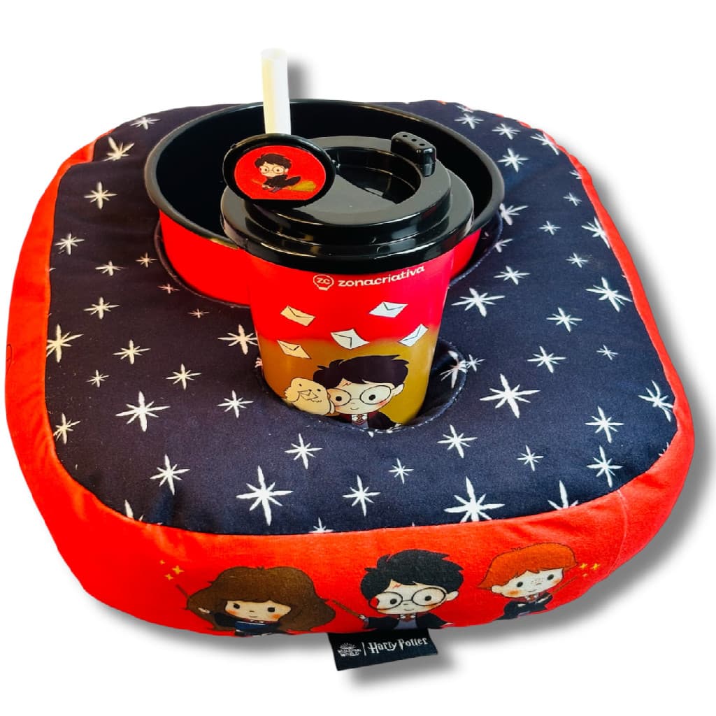 Kit Cinema Almofada Balde Copo Harry Potter