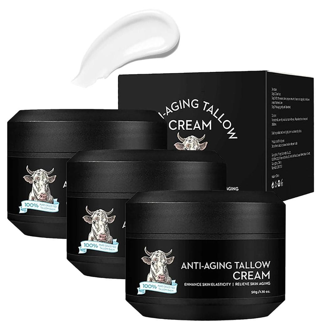 Creme facial intensivo para homens, creme antirrugas para homens com sebo, creme facial com sebo, reduz linhas finas, fl