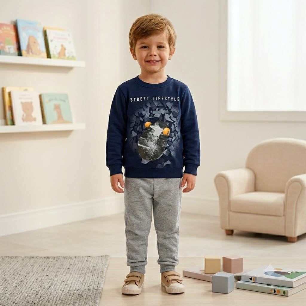 Conjunto Masculino Inverno Meia-estação Skate KYLY