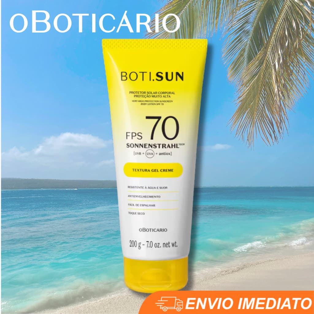 Protetor Solar O Boticario Boti Sun Fps70 200g