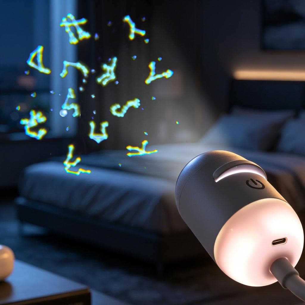 Lâmpada Compacta Para Projetor Galaxy Mini USB-Luz Noturna Regulável Ajustável Com Ângulo Dobrável-Slides De Criatura Pl
