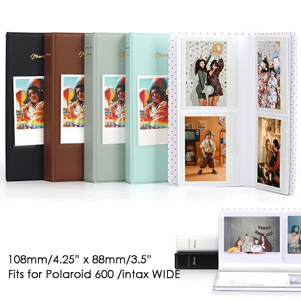 Álbum Instax Wide 64 Bolsos Foto 5 Polegadas para Wide 400 300 210 Polaroid 600