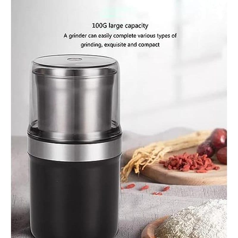Moedor Elétrico 100g , Moinho De Grãos , Pulverizador De Cereais S , Lâminas De Aço Inoxidável Para Especiarias , Café ,