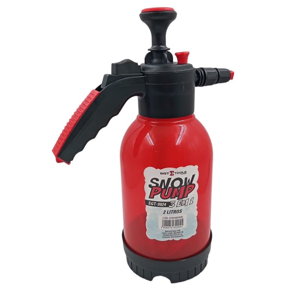 SGT-9924 Snow PUMP Shampoozeira Manual 3 Em 1 Agua, Químicos E Espuma Snow Foam