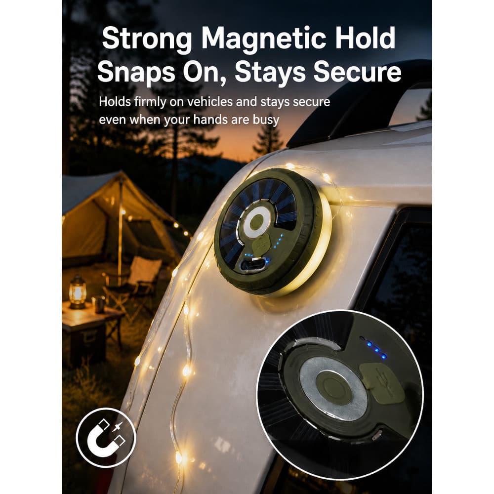 【Portátil e Compacto】SL-Camping Fita Métrica Luz LED/Acampamento/Luz Noturna/Decoração