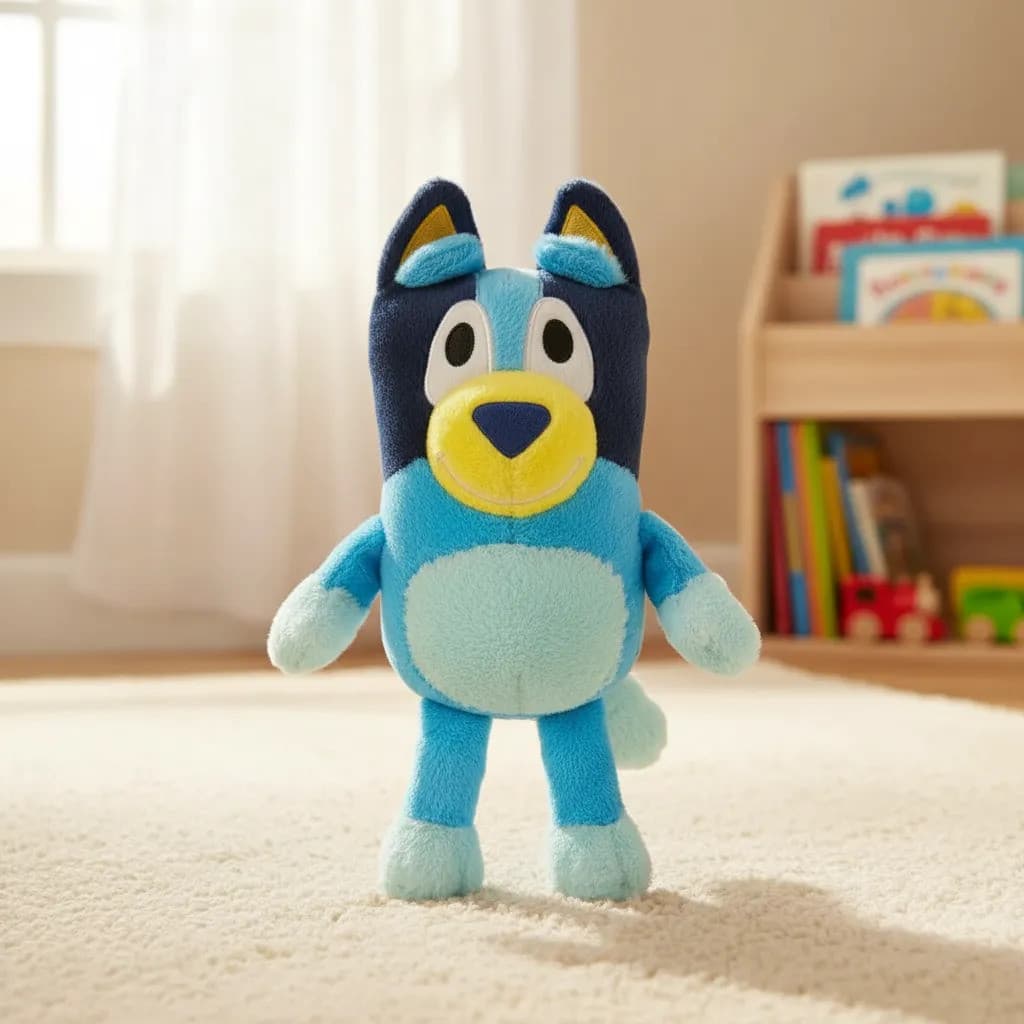 Boneco Pelúcia Bluey 33cm Macio Decoração Presente Criança
