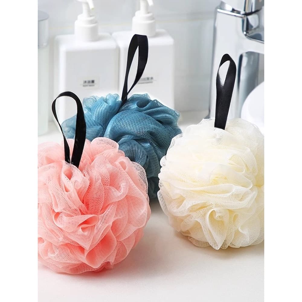 Tamanho grande bola de banho flor de banho High-End não solto Super macio esfregando para trás bonito feminino espuma ba