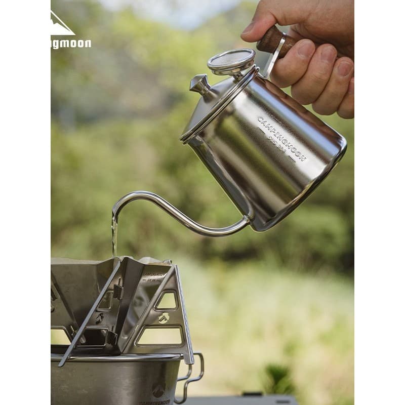 Coman SW-3 café mão despeje pote 304 aço inoxidável Gooseneck boca fina bule de acampamento ao ar livre chaleira cafetei
