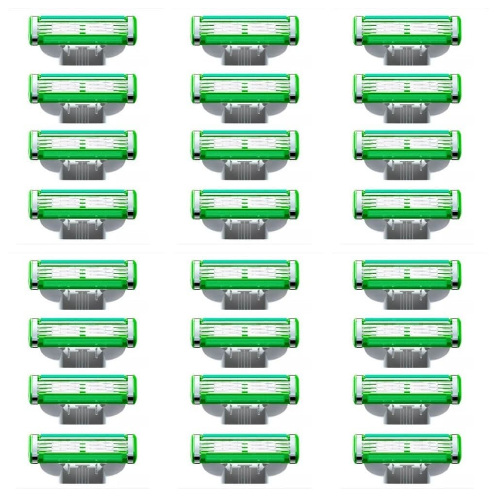 16PCS/12PCS/8PCS Recargas de Lâminas de Barbear Mach 3 para Homens