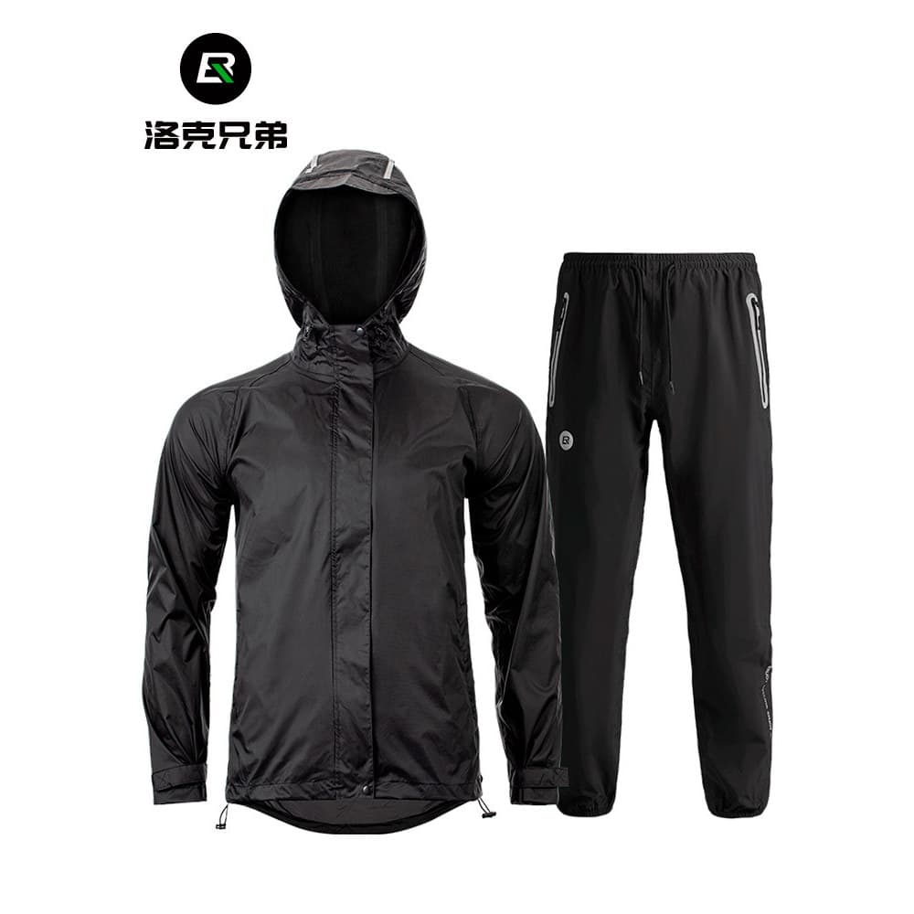 Rock irmãos motocicleta capa de chuva calças terno masculino Split motocicleta à prova de chuva corpo inteiro à prova dw