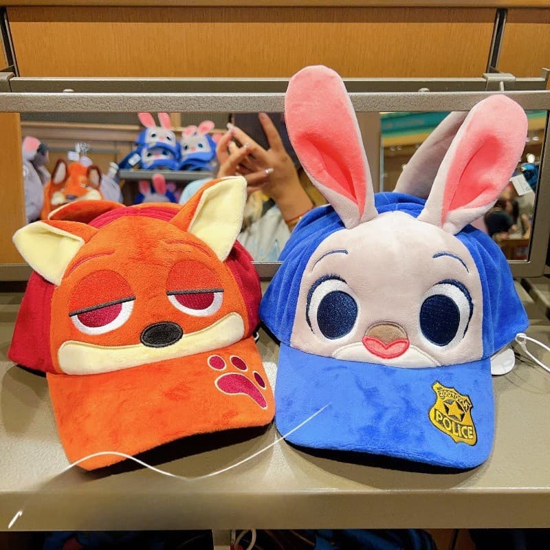 animal Disneys Boné De Beisebol Casal Anime Judith Nick Chapéu De Sol Crianças Inverno Primavera Sunbonnet Menino Menina