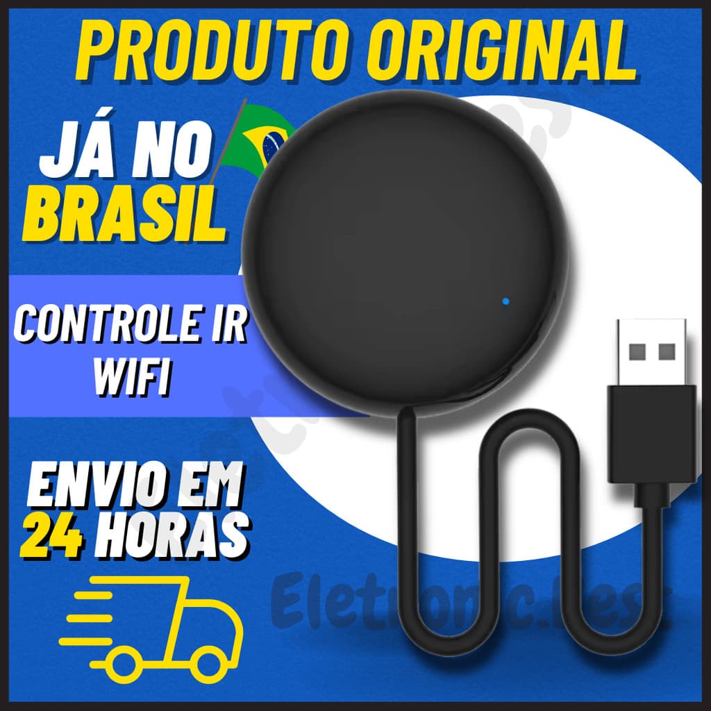 Controle Inteligente Infravermelho IR Universal WIFI SMART ALEXA GOOGLE HOME Com Controle de voz TUYA SMART HOME