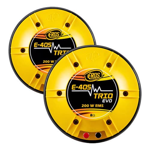 Kit 2 Driver Eros E-405 Trio Evo 400w Rms 8 Ohms Amarelo