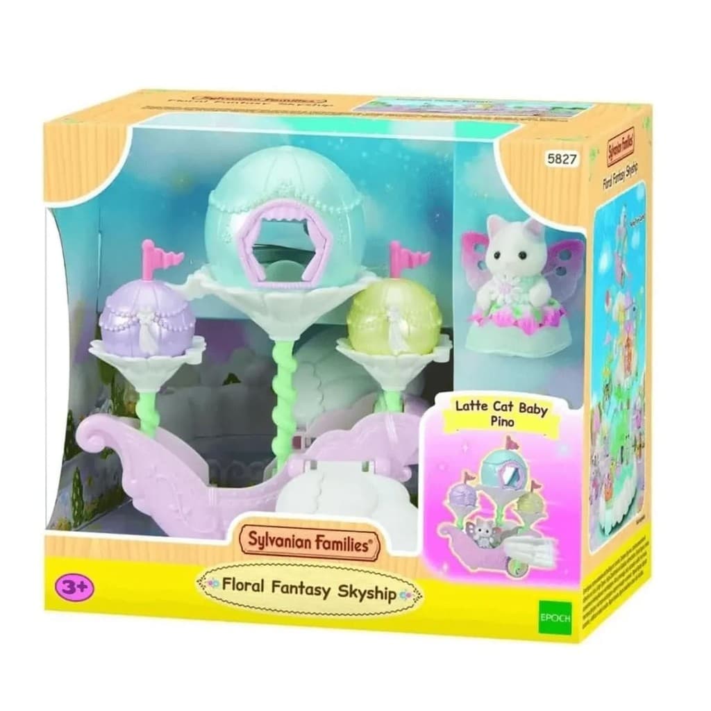 Brinquedo Sylvanian Families Navio Flutuante Fantasia das Flores - Epoch