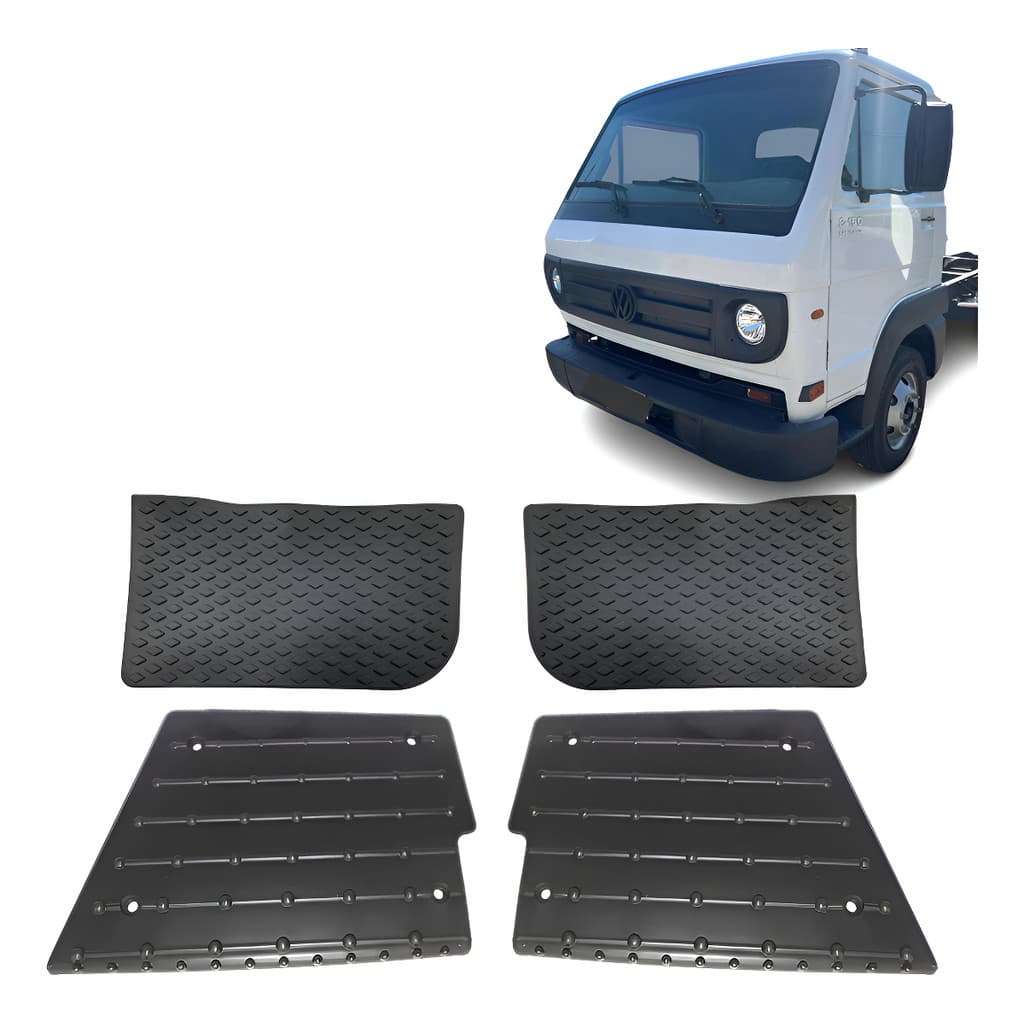 Tapete Pisante Interno Externo Estribo Degrau Vw Delivery 5140 8150
