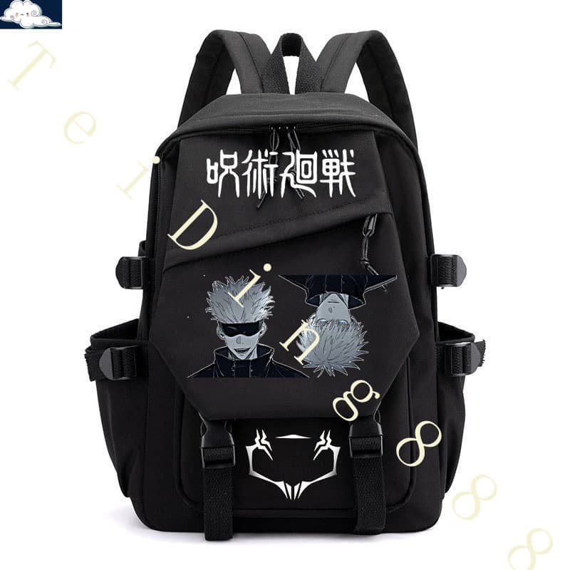 Anime mochila Jujutsu Kaisen crianças mochila estudante Campus mochila