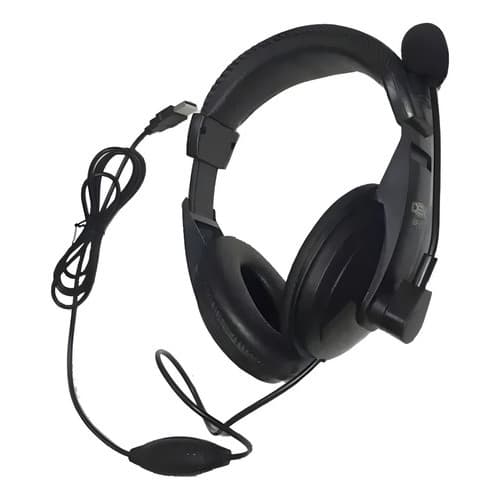 Headset Fone Para Pc Dex Gamer Df-57 Cor Preto