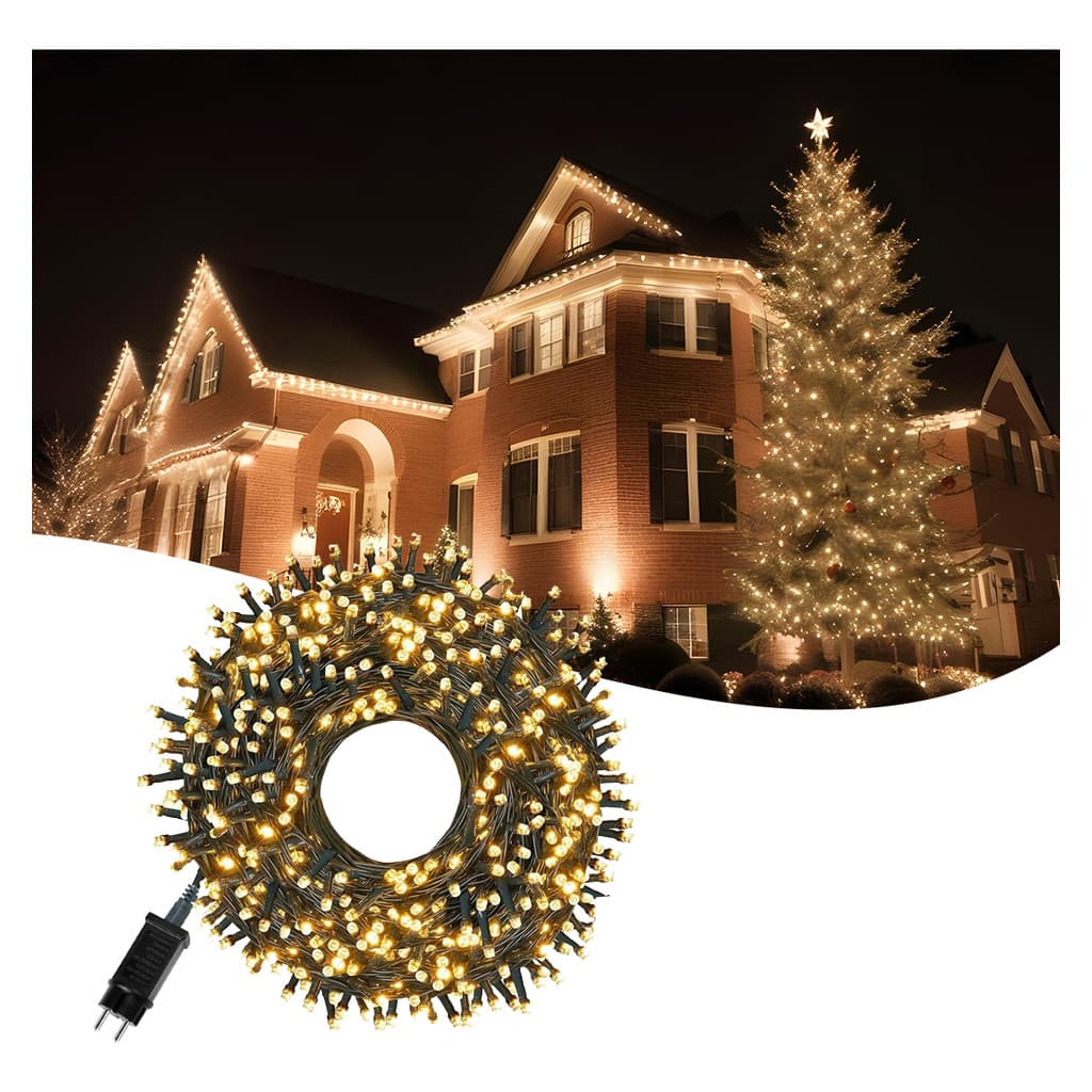 Fio Cordão 300led Bivolt 30m Colorido/branco Frio/quente