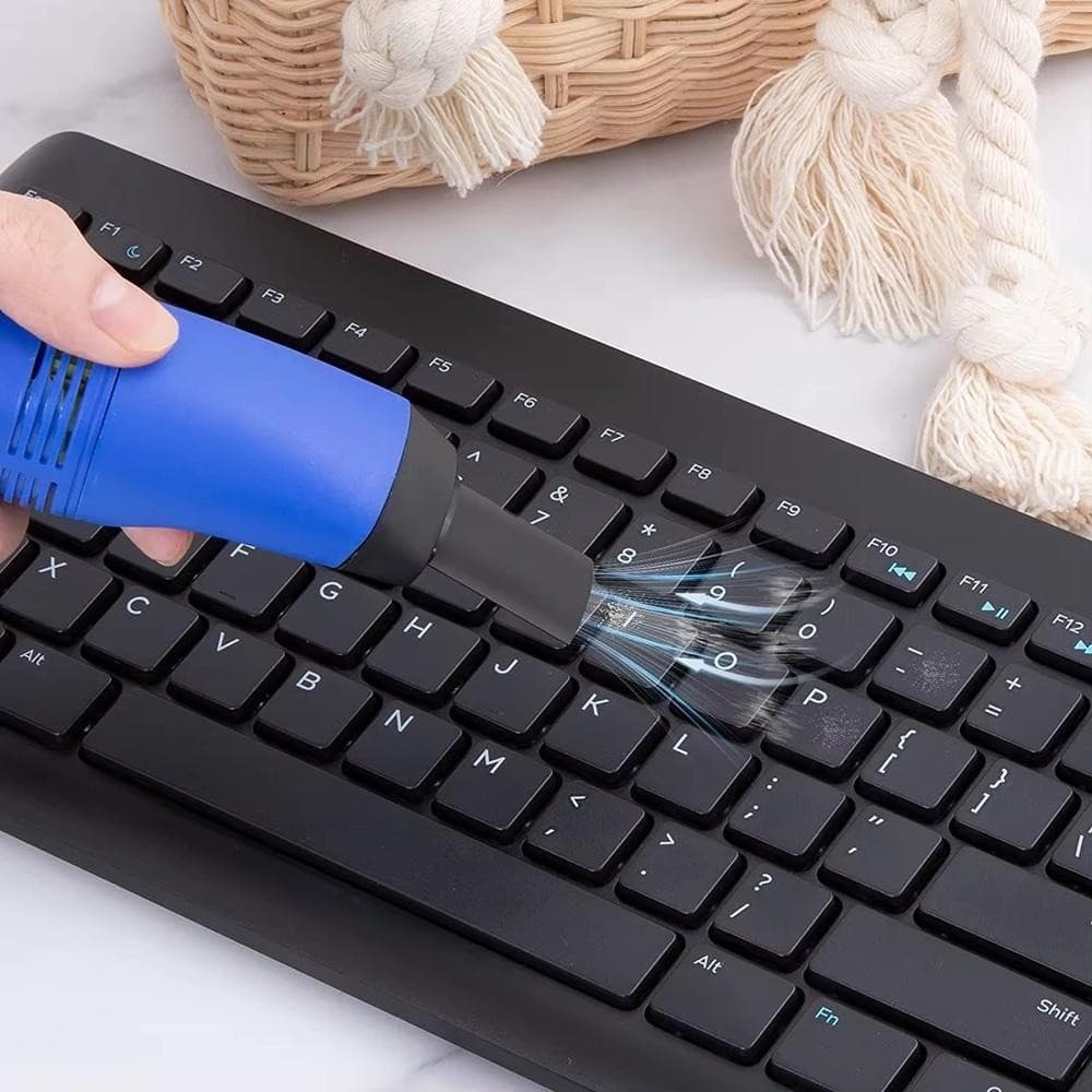Achadinho- Limpador PC Notebook Mini Aspirador de Pó Portátil USB Limpeza Teclado PC Fácil e Prático