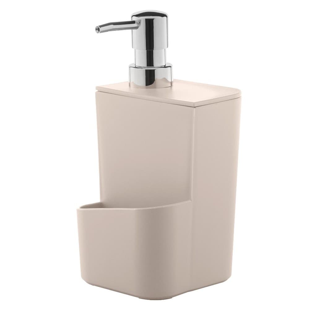 Porta Detergente Dispenser de Pia Bege 650ml OU
