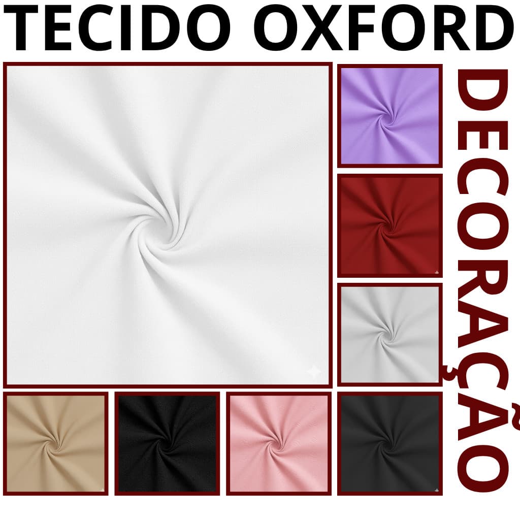 Tecido Oxford 100% Poliester Importado Atacado Varias Cores Resistente Para Moda e Decoração
