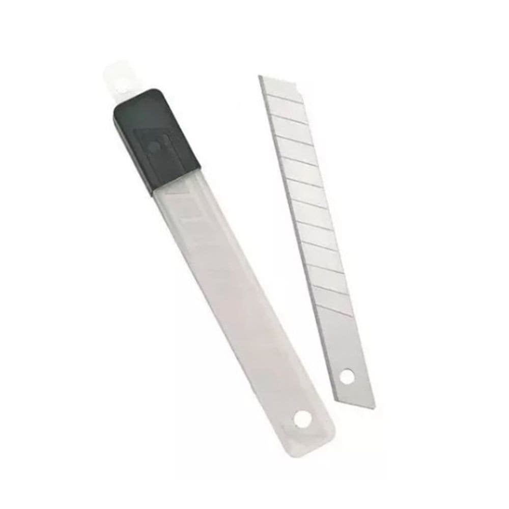 Lâminas Para Estilete 9mm Worker - Contém 10 Lâminas