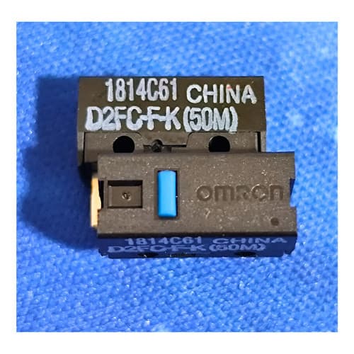 Kit 2 Micro Switch D2fc-f-k(50m) Mouse Gamer Original Omron Azul