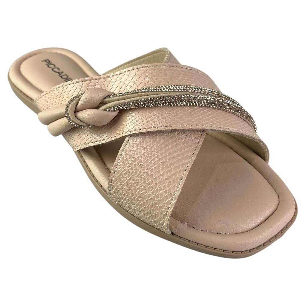 Chinelo Rasteira Feminina Rose Piccadilly Confortável Leve Macio Original