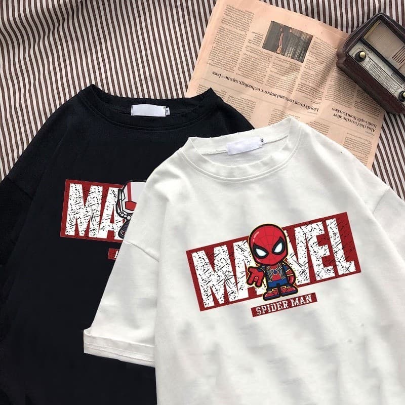 CAMISETA ALGODÃO PREMIUM HOMEM ARANHA DESENHO MARVEL STREETWEAR ENVIO IMEDIATO