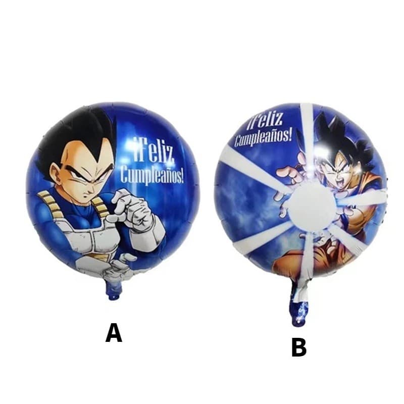 Dragon Ball Cartoon Anime Filme de Alumínio Balão/Karot Wukong Estilo Crianças Decoração de Festa de Aniversário