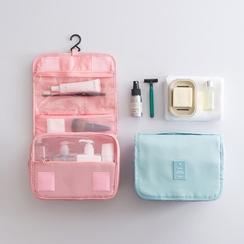 Necessaire Bolsa masculino feminina de Viagem Organizador de Objetos de Higiene Pessoal Com Divisória jz