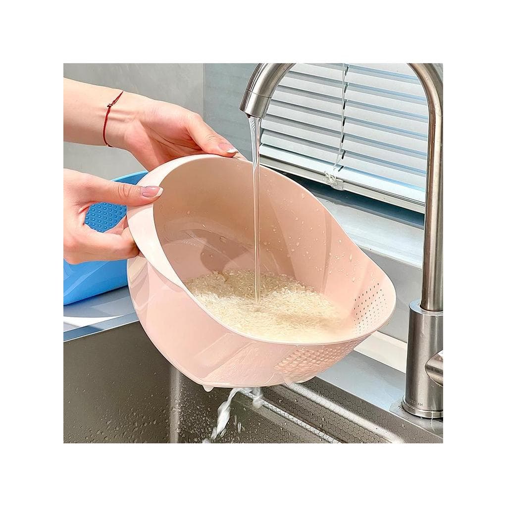 Cesta de drenagem de arroz de grande capacidade Cozinha Novo estilo Drenagem de arroz Ferramenta útil Sala de estar Mesa
