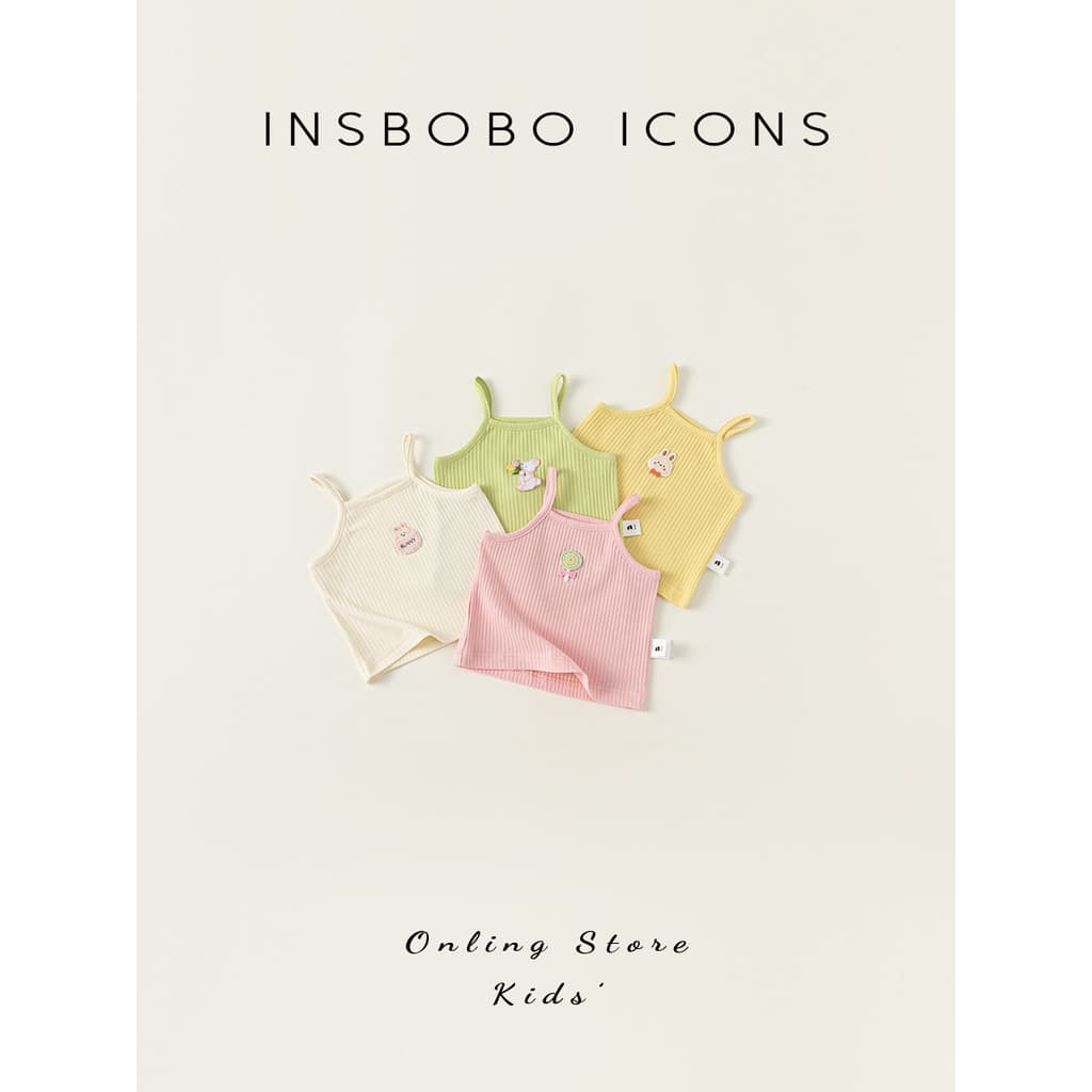 INSbobo bebê camisola verão novo estilo fino verão crianças Casual camisola topo