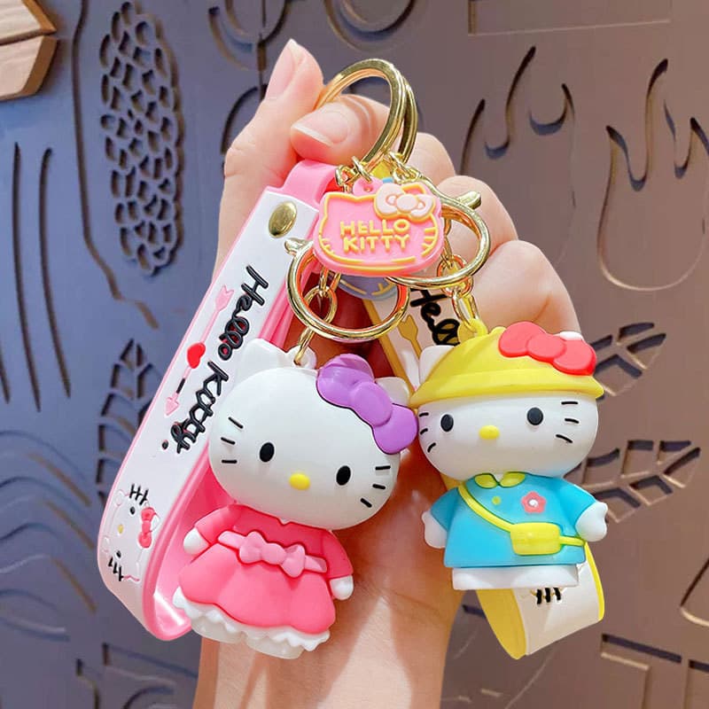 Chaveiro Criativo e Fofo de Uso Diário Sanrio Hello Kitty