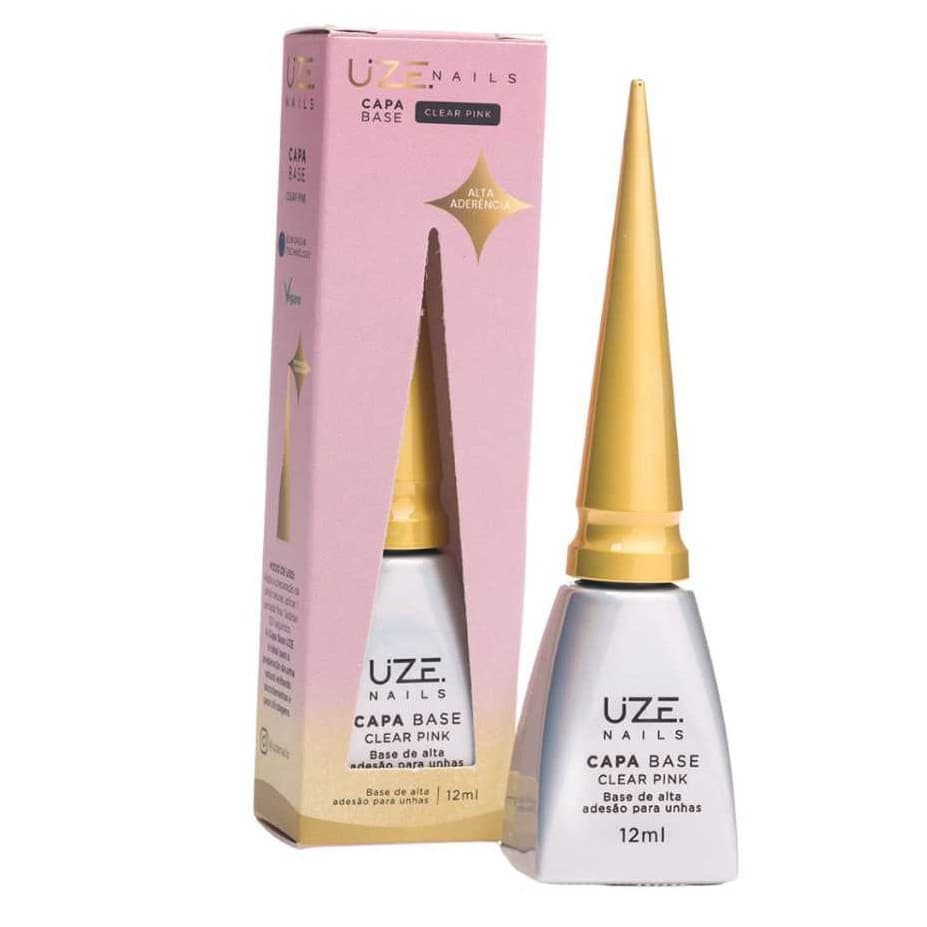 Capa Base Clear Pink 12ml Alta Aderência LIVRE TPO HEMA FREE - Uze Nails