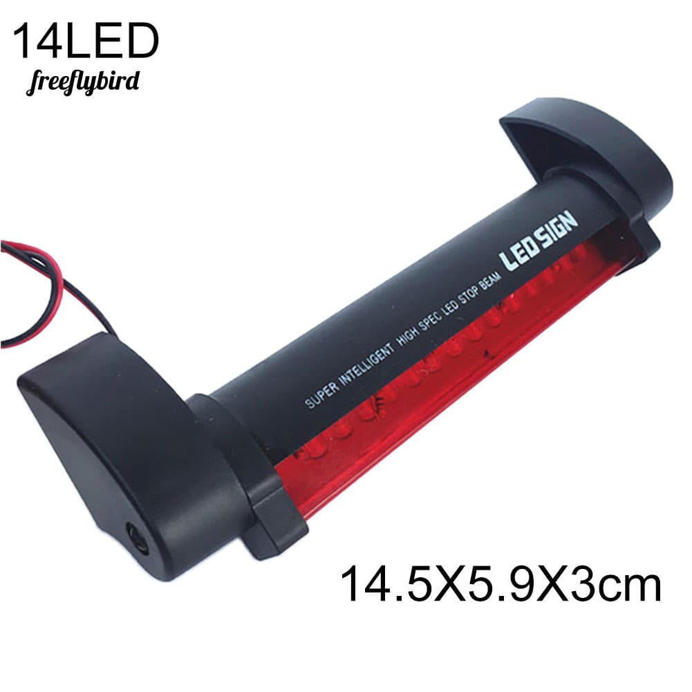 Fz 12V Auto Car Tail Brake Light Bar Vermelho LED Lâmpada De Advertência Traseira De Parada De Montagem Alta