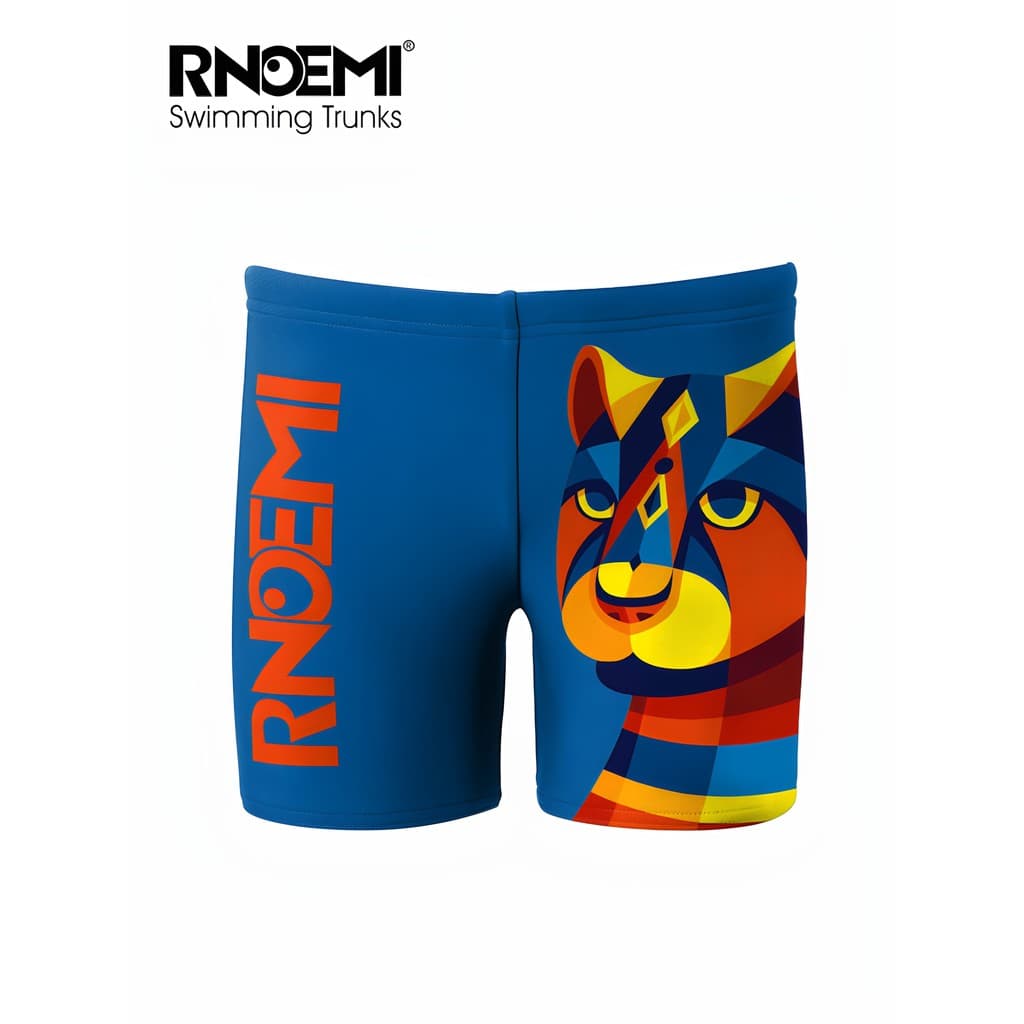 Rnomai crianças bebê maiô meninos crianças Boxer primavera quente profissional troncos de natação bonito dos desenhos an