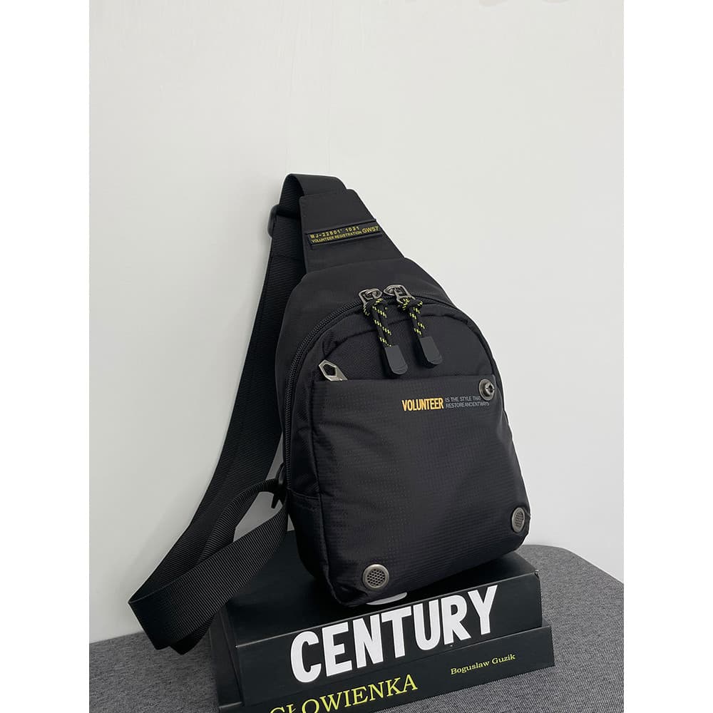 Bolsa de peito pequena masculina e feminina, bolsa de peito simples, bolsa de ombro 2026, novo estilo, leve, Casual, mod