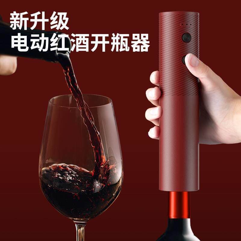 Saca-rolhas elétrico abridor de vinho abridor de vinho doméstico totalmente automático recarregável saca-rolhas cortiça