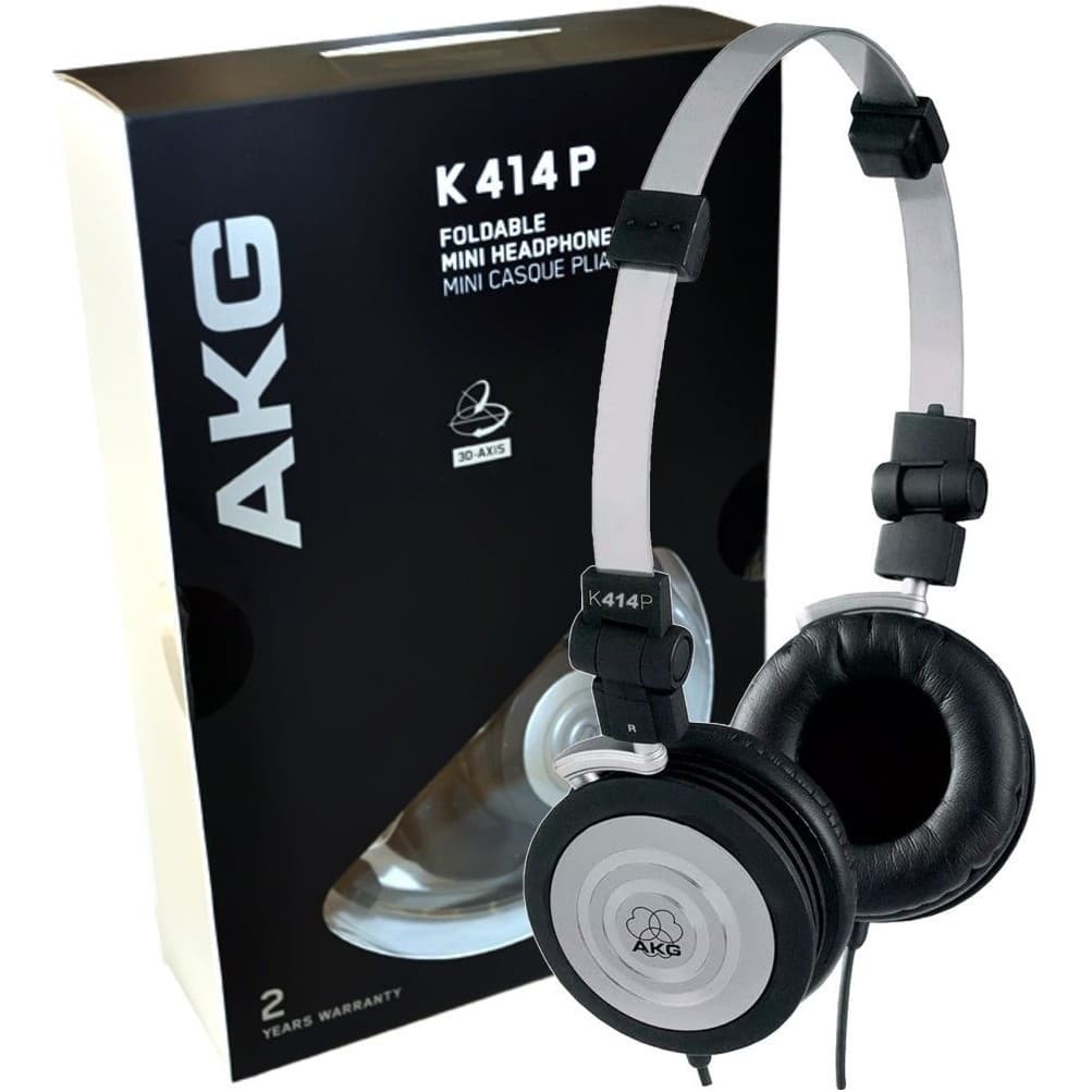 Fone De Ouvido Akg K414p Profissional K 414 P K414 P Nf Preto