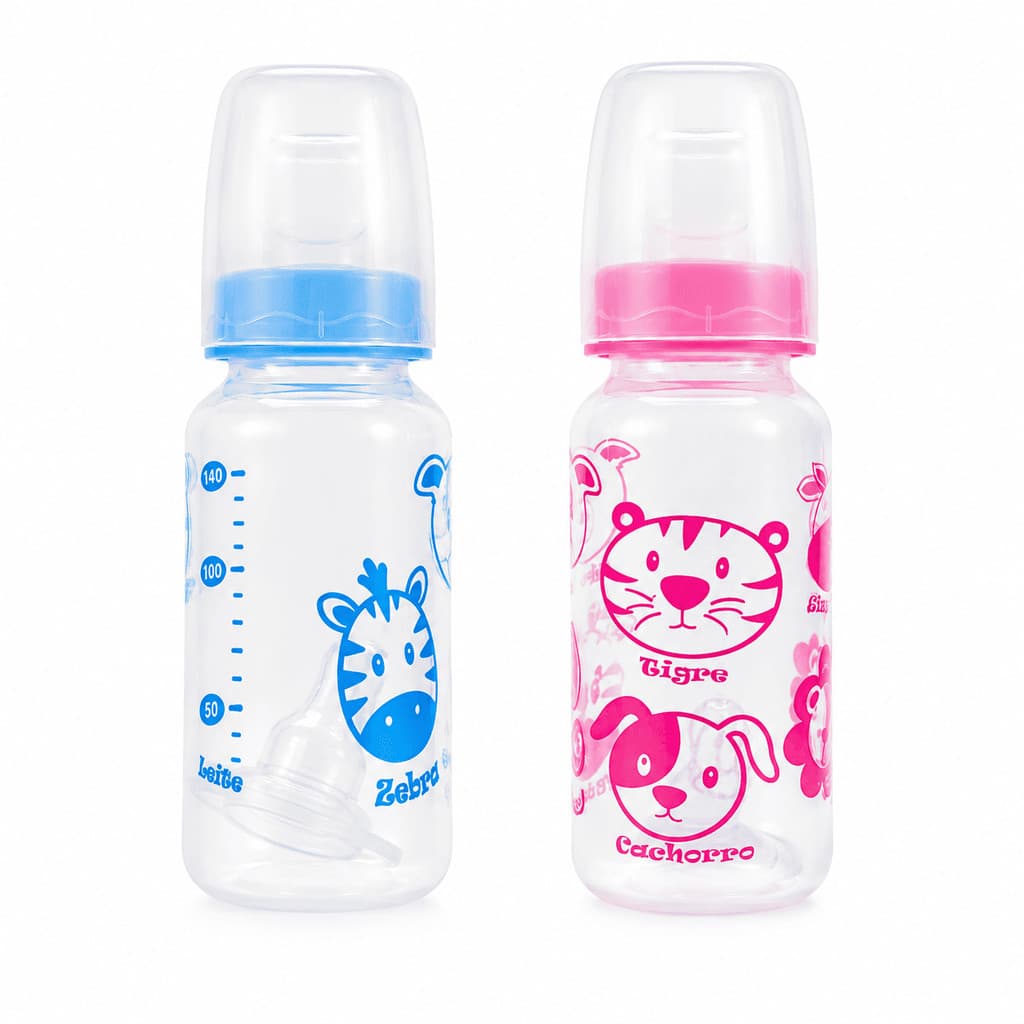 MAMADEIRA COM BICO 140ML LINHA ANPLAS LIVRE DE BPA