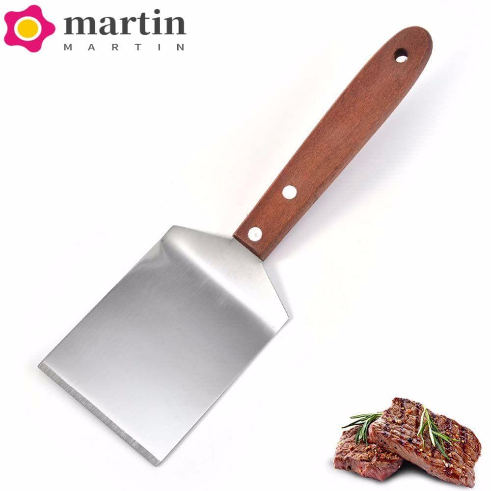 Pá Para Churrasco MARTIN Com Cabo De Aço Inoxidável Panqueca Frita