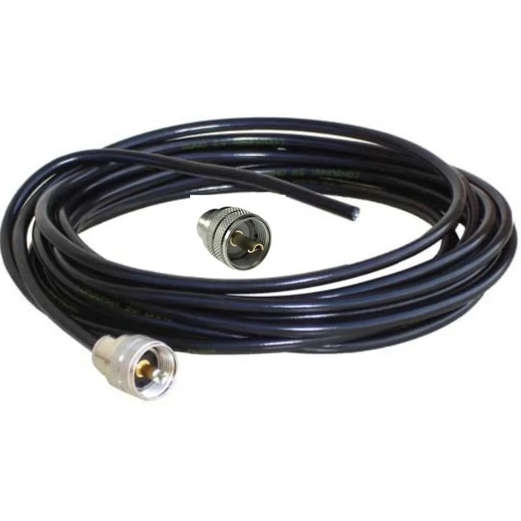 Cabo Coaxial Px Py Rg58 95% Malha  2 Conector 15m  Ap0015c