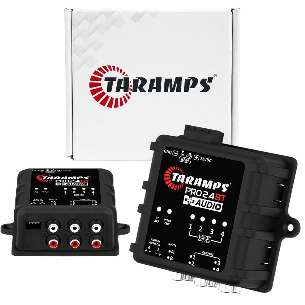 Processador Taramps De Àudio Com Bluetooth 4 canais Rca/ Fio Para Som Automotivo Caixa Bob Trio Goiano Som interno