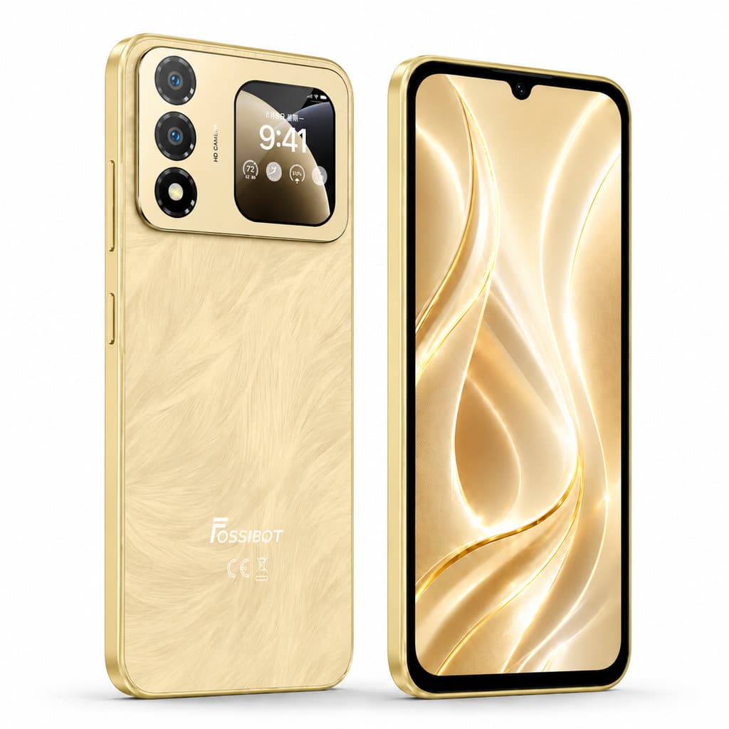 Uranyx Fossibot S7 Tela Traseira 16.128 GB ou 24.256 GB Android 16