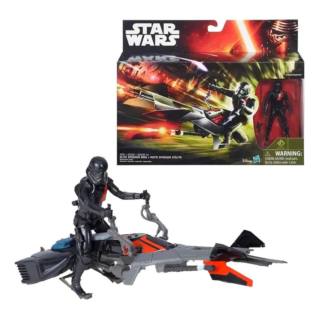 Boneco hasbro Star Wars O Despertar Da Força Moto Speeder Elite De 9,5 Cm