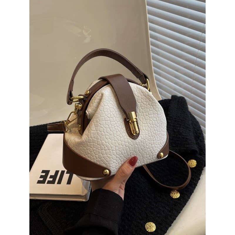 High-End saco feminino Cross-Border 2026 novo estilo influenciador All-Match moda portátil saco do mensageiro textura si