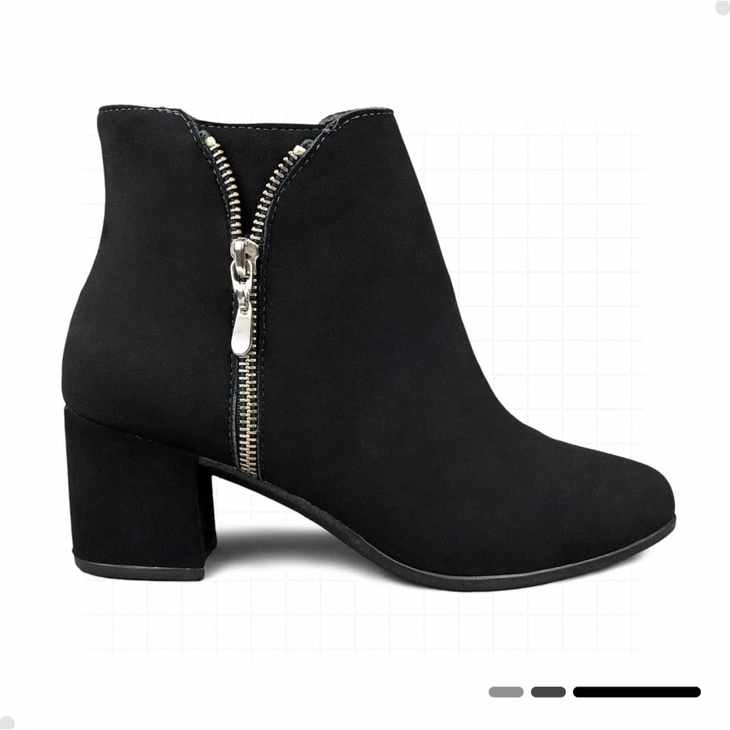 Bota Bico Fino Feminina Cano Curto Estilo Inverno Envio24hrs