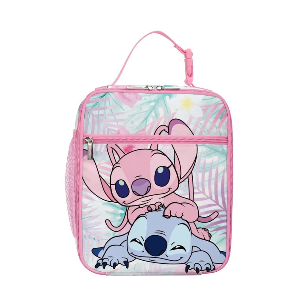 Saco de Almoço para Crianças Stitch Saco de Almoço para Alunos do Ensino Fundamental Saco de Almoço para Meninas Meninas
