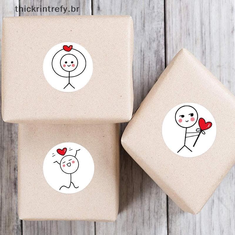 thi 500 Peças Etiquetas De Amor Para O Dia Dos Namorados , Decoração De Presente De Feriado De Casamento , Envelope , Ve